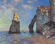 Claude Monet The Cliffs at Etretat painting